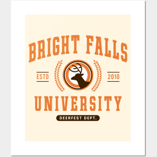 Bright Falls University Posters and Art